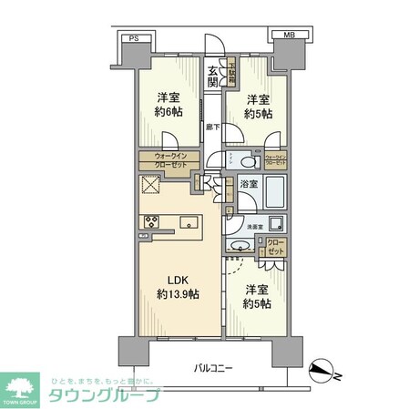 SHINTO CITY G棟の物件間取画像